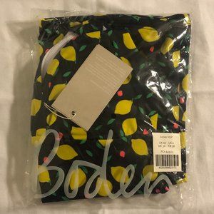 Boden Talamanca Tankini Top – Navy, Lemon Fruit, 6